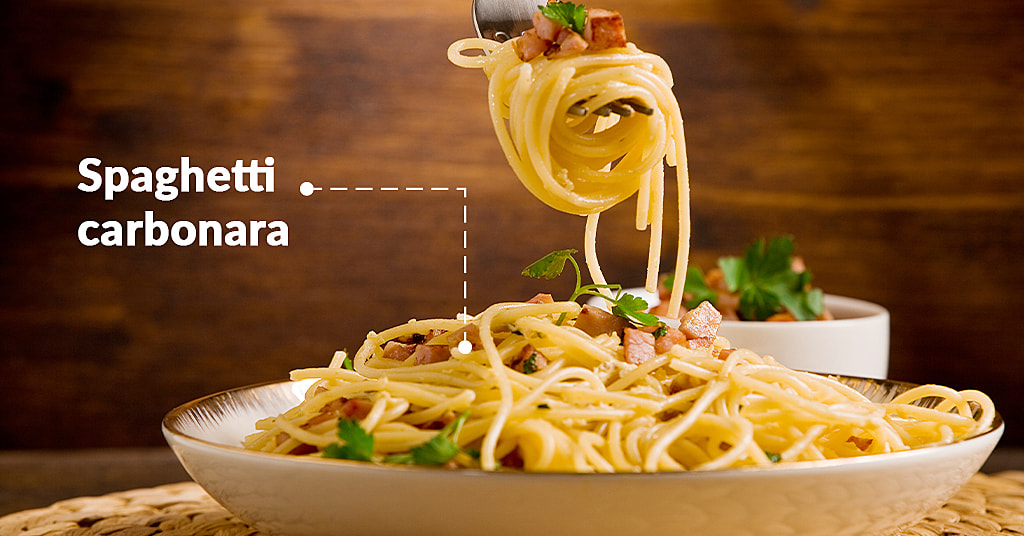  Spaghetti carbonara