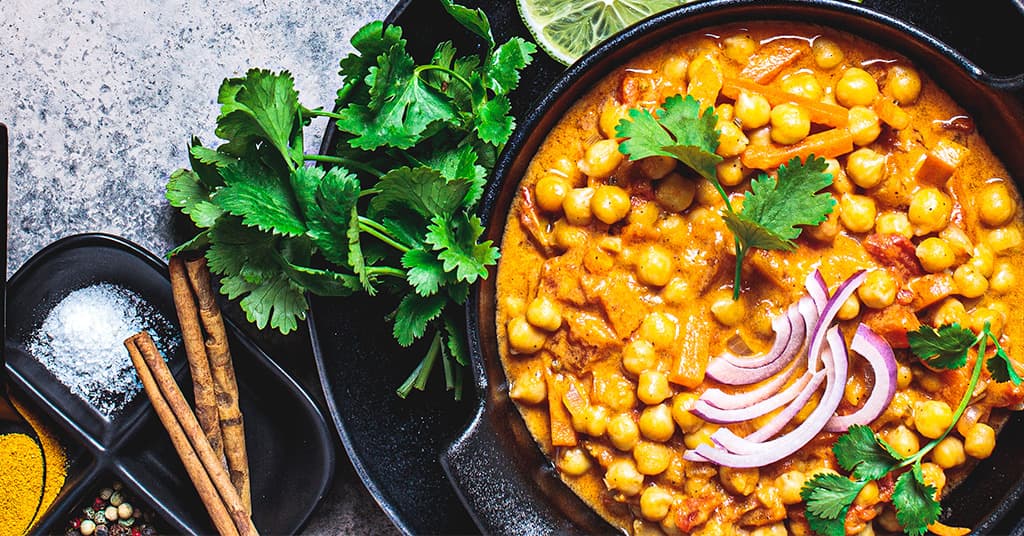 Vegan chickpea curry