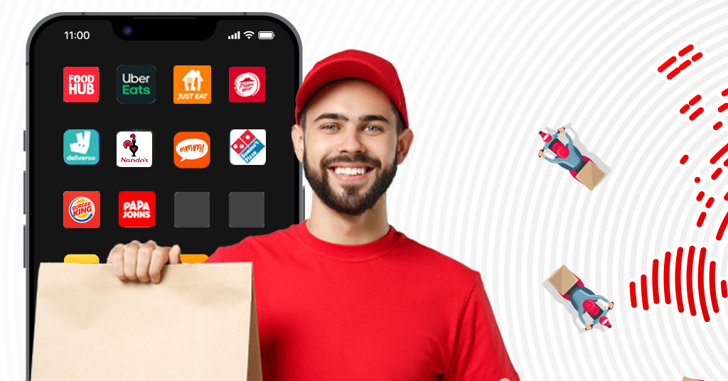 most popular online food ordering apps in the UK
