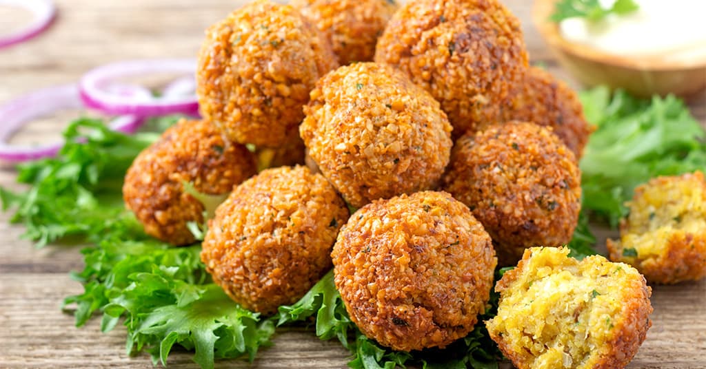 Crispy Fried Falafel balls