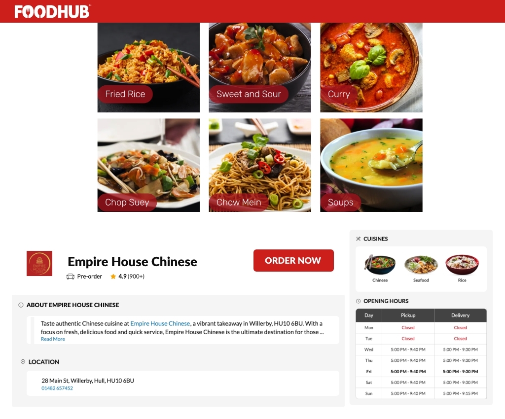 Empire House Chinese in Hull