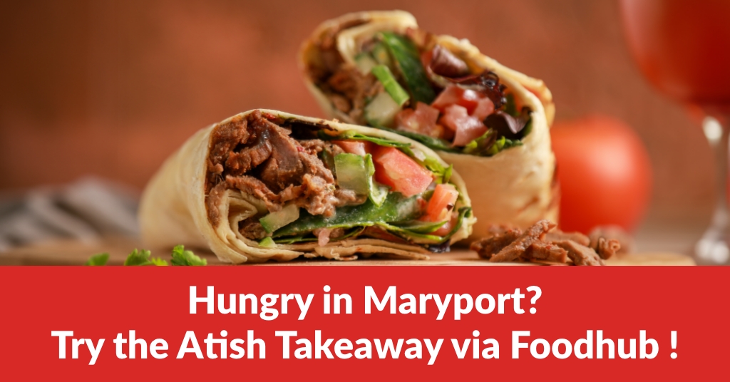 Hungry in Maryport? Try the Atish Takeaway via Foodhub !